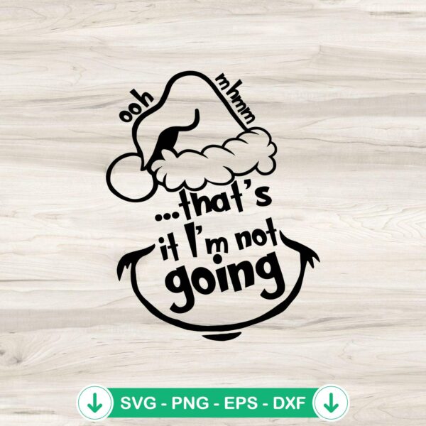 Grinch Face SVG file for Cricut cutting projects