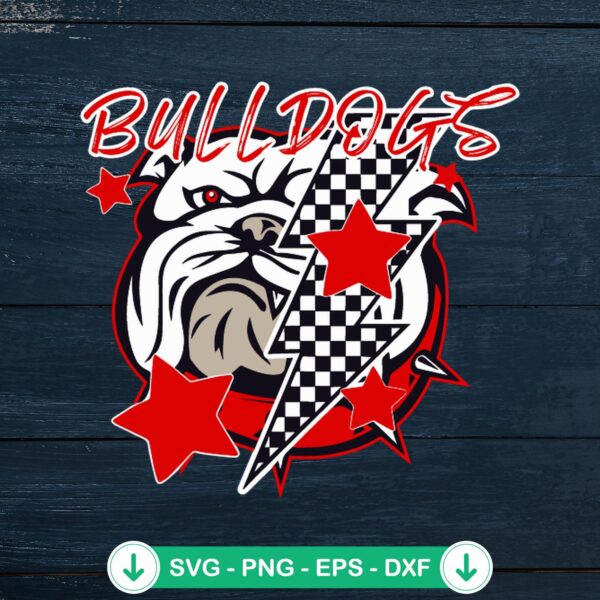 Georgia Bulldogs Football SVG file for Cricut and cutting machines