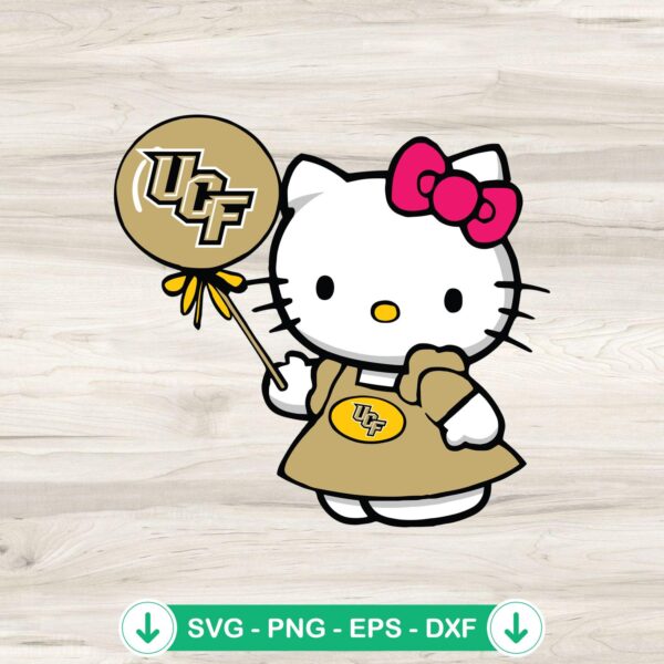UCF Knights Hello Kitty SVG file for cutting machines