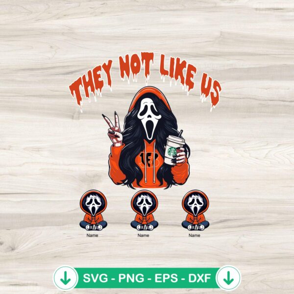 Cincinnati Bengals They Not Like Us SVG file for cricut
