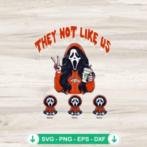 They Not Like Us Denver Broncos football svg file for cutting machines