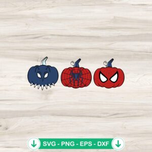 Superhero Pumpkin SVG file for Halloween, funny cutting file