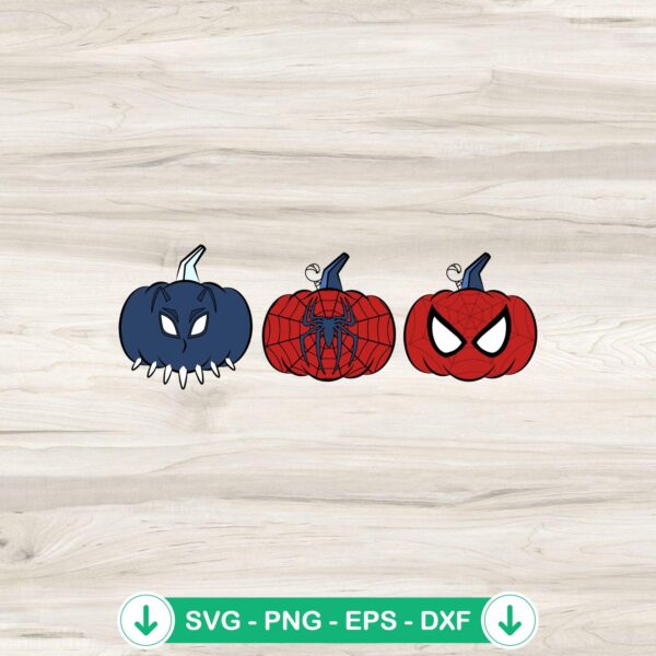 Superhero Pumpkin SVG file for Halloween, funny cutting file