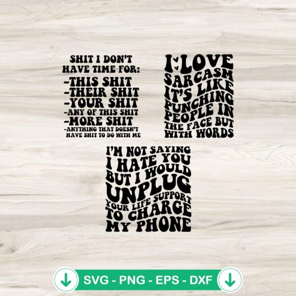 Funny Sarcasm SVG file for Cricut and cutting machines