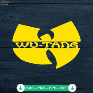 Wu Tang Logo SVG file for Cricut cutting machine