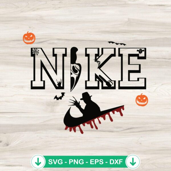 Nike Horror Freddy Krueger SVG file for cutting machines