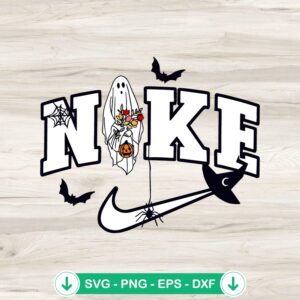Boo Halloween Nike Logo SVG file for cutting machines