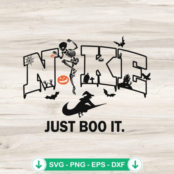 Nike Just Do it Witches Halloween SVG file for cutting machines