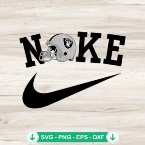 Las Vegas Raiders Nike logo svg file for cricut cutting file
