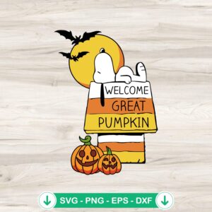 Great Pumpkin Snoopy Halloween SVG file for crafty projects, cricut svg