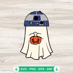 Star Wars R2D2 Ghost SVG file for cutting machines