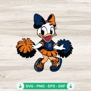 Detroit Tigers Daisy Duck SVG file for cutting machines