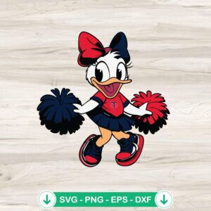 Daisy Duck Minnesota Twins Baseball SVG file for cutting machines