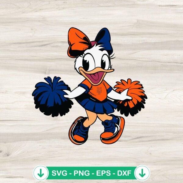 Daisy Duck New York Mets Baseball SVG file, cricut svg cutting file