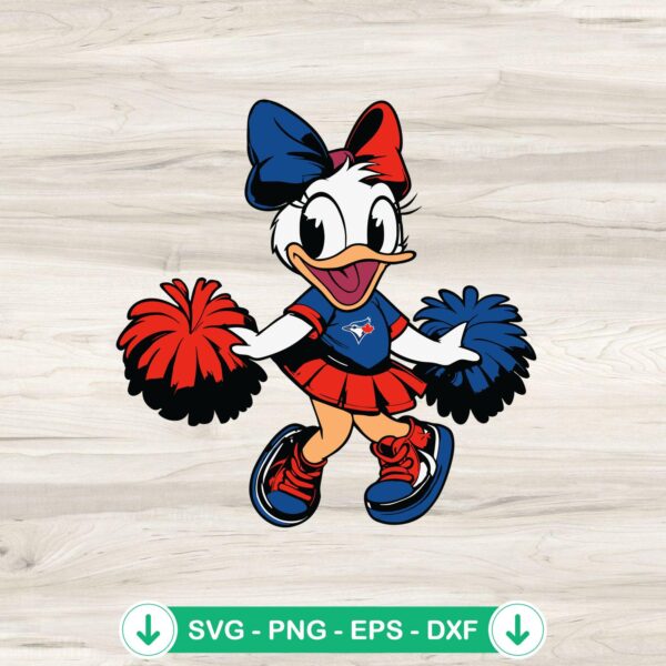 Daisy Duck Toronto Blue Jays svg file for cutting machines