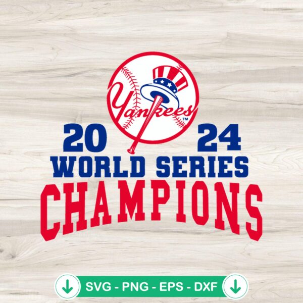World Series Champions Yankees SVG file for cutting machines