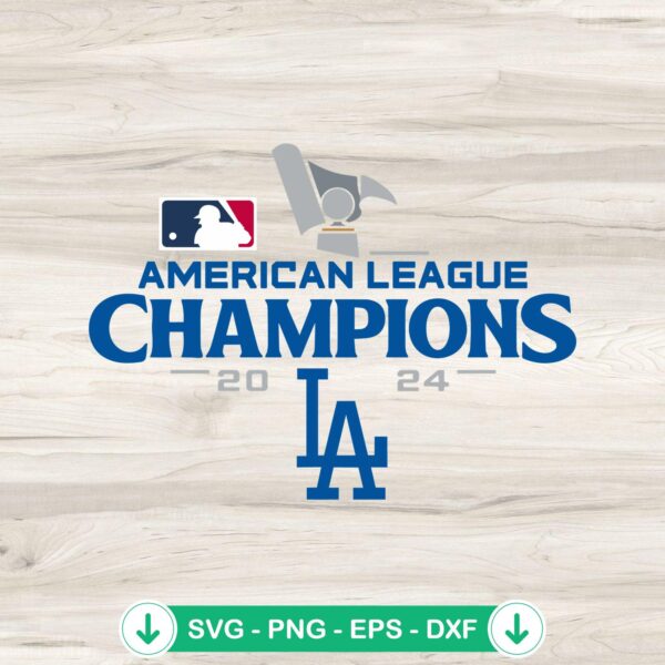 LA Dodgers World Series 2024 SVG file for Cricut cutting