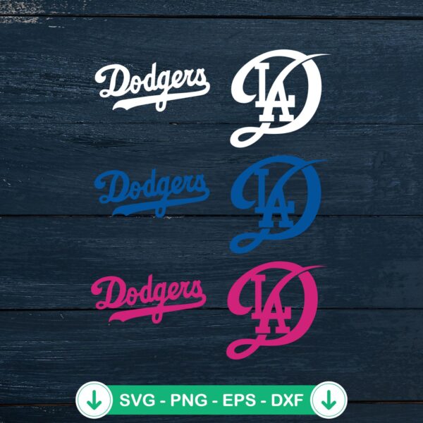 Los Angeles Dodgers City Connect Logo SVG file for cutting machines