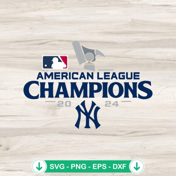 2024 World Series Champions SVG file for New York Yankees