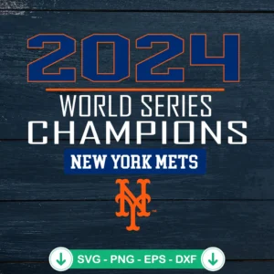 New York Mets SVG file for World Series 2024 cutting file
