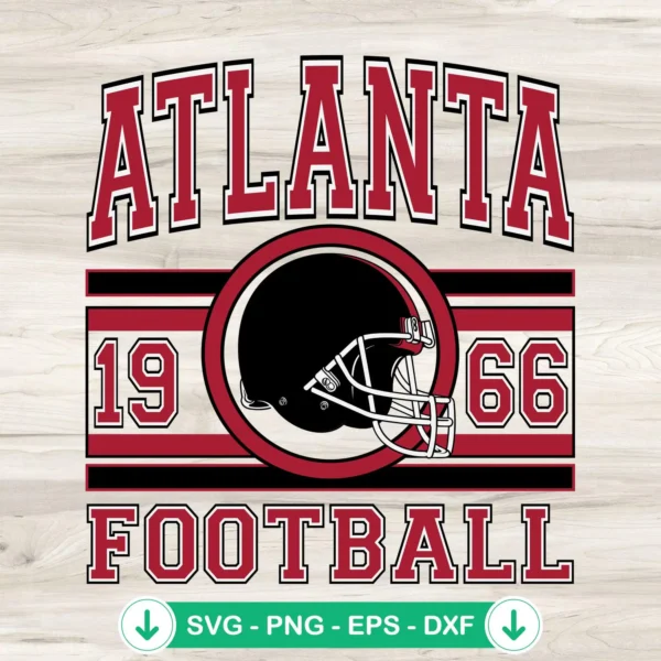 Atlanta Falcons SVG file for Cricut cutting machine