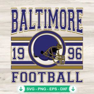 Baltimore Football SVG file for Cricut and cutting machine