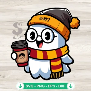 Boo Ghost Harry Potter SVG file for Cricut cutting machine