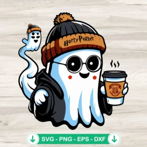 Boo Ghost Harry Potter Halloween SVG file for cutting machines
