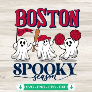 Boston Red Sox Halloween SVG Files for Cricut
