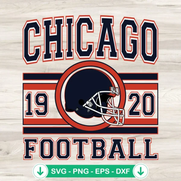 Chicago Bears SVG file for Cricut cutting machine