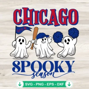 Chicago-Cubs-Baseball-Spooky-Season-SVGjpg.webp Chicago Cubs Ghost Halloween SVG file for Cricut and cutting machines