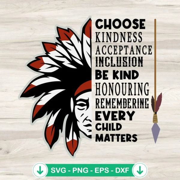 Choose Kindness Acceptance SVG file for cricut cutting