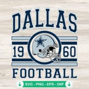 Dallas Cowboys Football SVG file for Cricut cutting machine