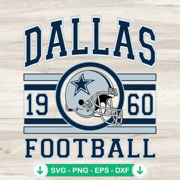 Dallas Cowboys Football SVG file for Cricut cutting machine