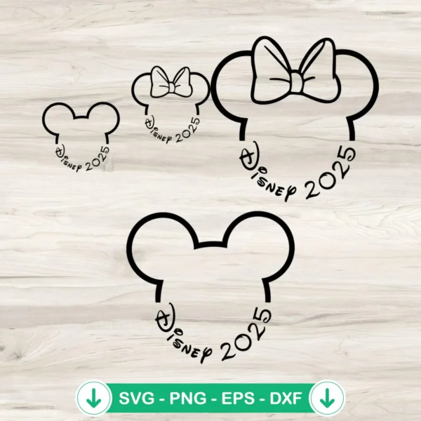 Disney 2025 SVG Bundle - cricut svg cutting file