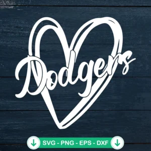 Los Angeles Dodgers SVG file, cricut svg cut file
