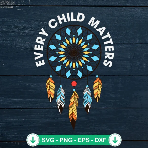 Dreamcatcher Every Child Matters SVG file for Cricut