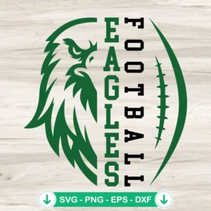 Eagles Football SVG file for Cricut and cutting machine