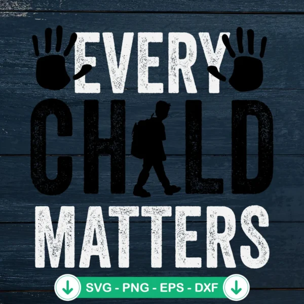 Every Child Matters SVG file for Orange Shirt Day cutting file