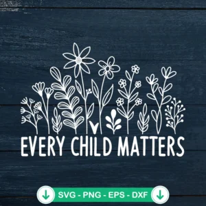 Every Child Matters Windflower svg file for cricut cutting machine