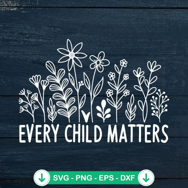 Every Child Matters Windflower svg file for cricut cutting machine