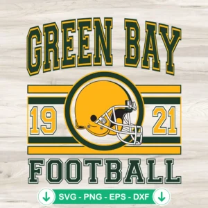 Green Bay Packers SVG file for Cricut cutting machine