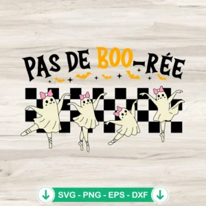 Halloween Ballet Dancer Ghost SVG file for Cricut