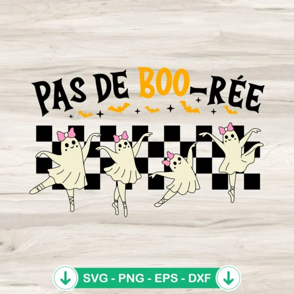 Halloween Ballet Dancer Ghost SVG file for Cricut