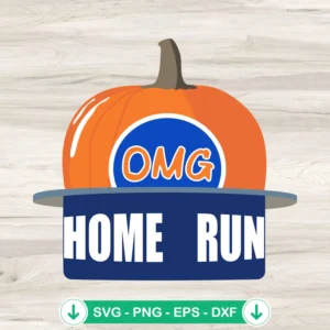 New York Mets Pumpkin OMG SVG file for cutting machines