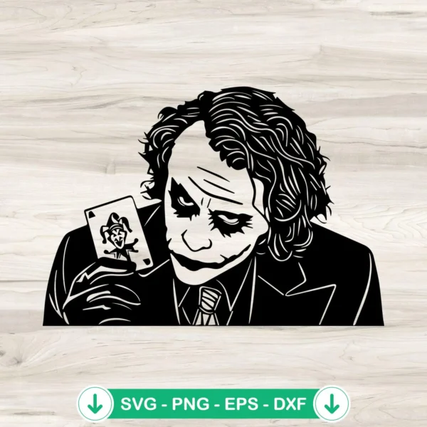 Joker Plays Card SVG file for Cricut cutting machine
