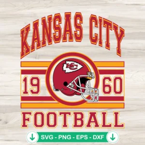 Kansas City Chiefs SVG file for Cricut cutting machine