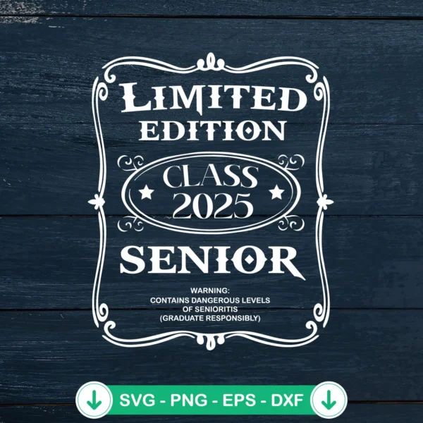 Class of 2025 SVG file for Cricut and cutting machines