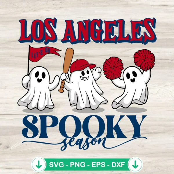 Los Angeles Angels Halloween SVG file for Cricut cutting machine