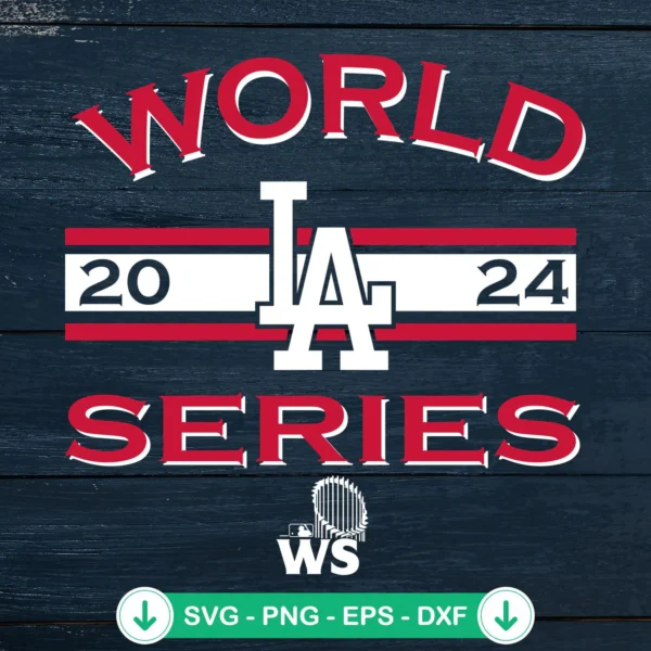 Los Angeles Dodgers 2024 SVG file for Cricut cut files